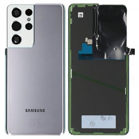 Galinis dangtelis Samsung G998 S21 Ultra 5G sidabrinis (silver) originalas